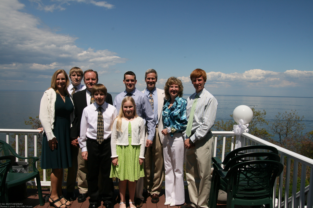 The Lynch and Gehrke Families on Mother's Day  ~~  Lombardi's on the Sound at Port Jeff Country Club