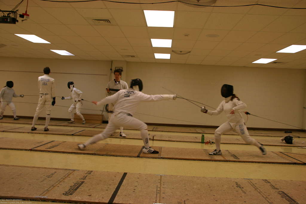 Dan in the Elimination Rounds  ~~  Dan at the Bucks County Acadamy of Fencing tournement November 20, 2011