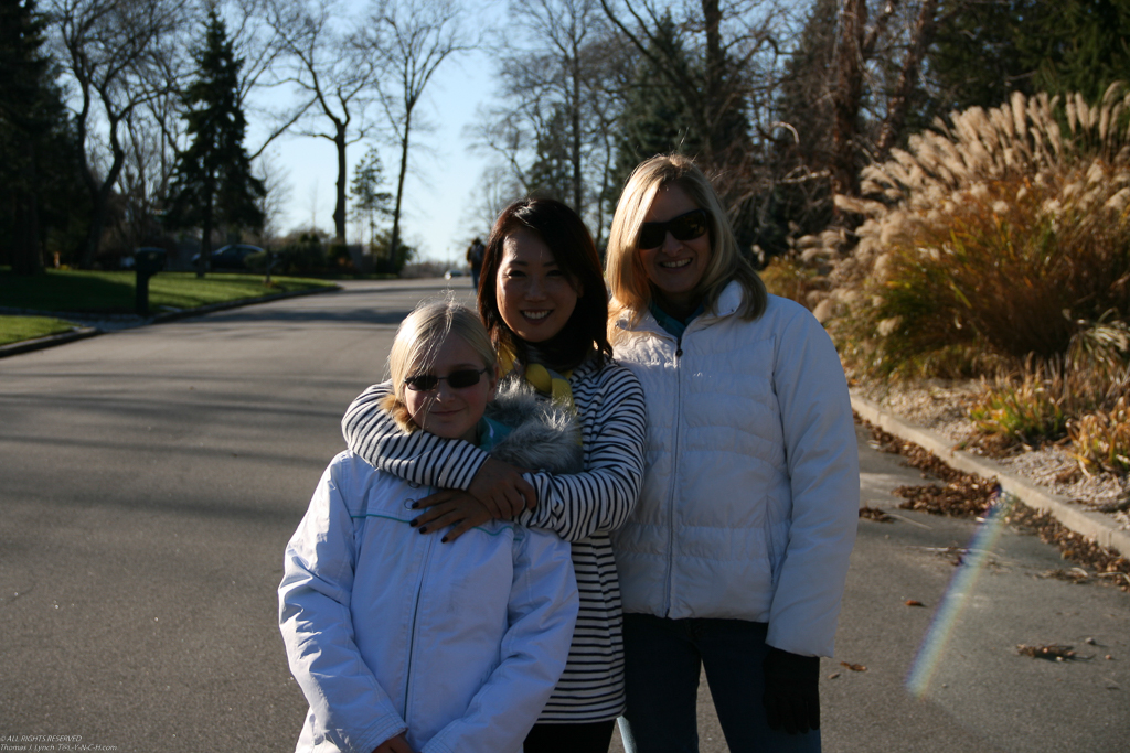 Mary Susan and Gret  ~~  on our annual Thanksgiving hike.