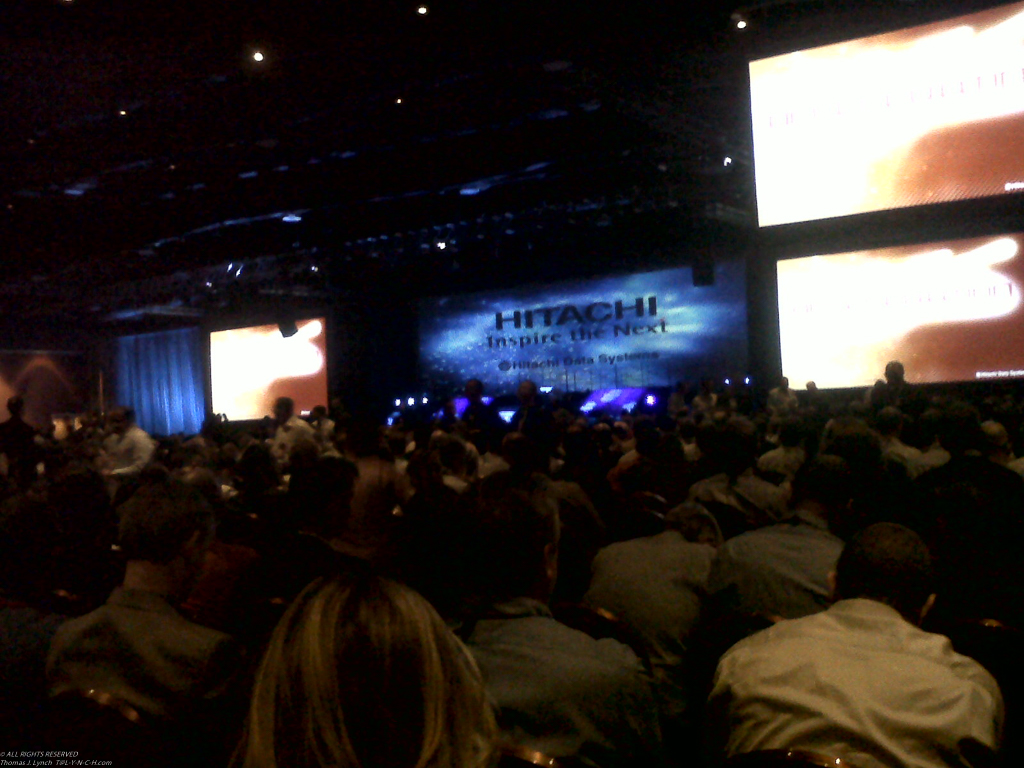 ACCELERATION 2011 HDS Sales Kick-off  ~~  Hitachi celebrating 100 years, here with 2,500 of my global HDS sales co-workers.