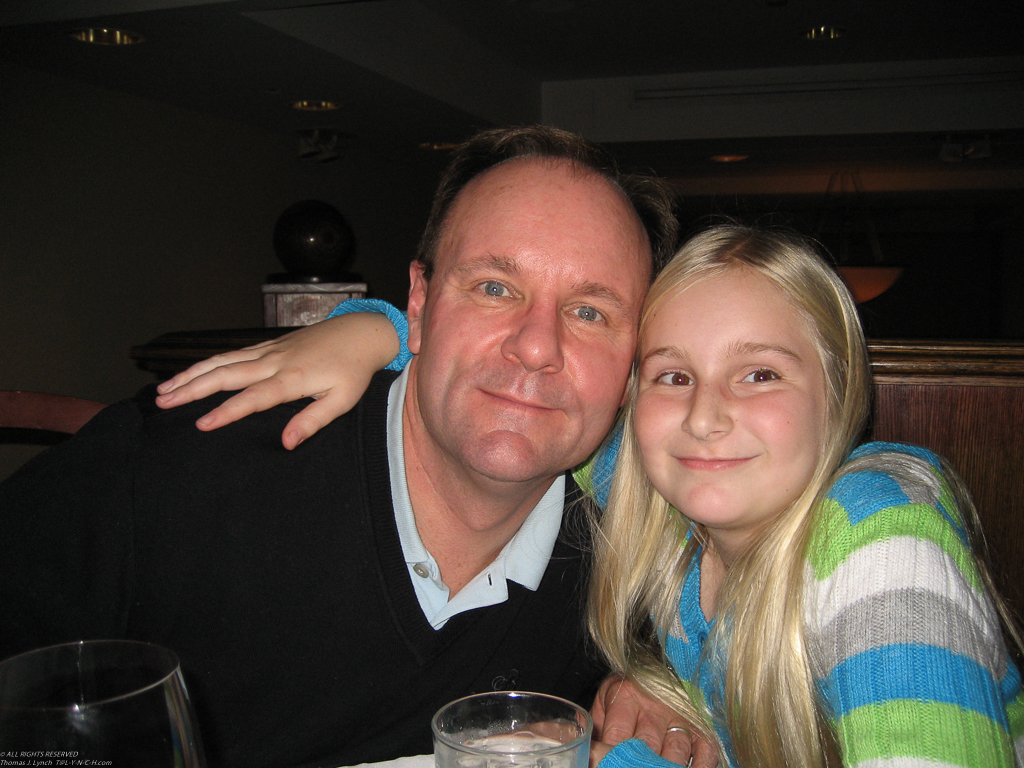 Dad and the Moo   ~~  at Morton's in NYc for Gret's B-day