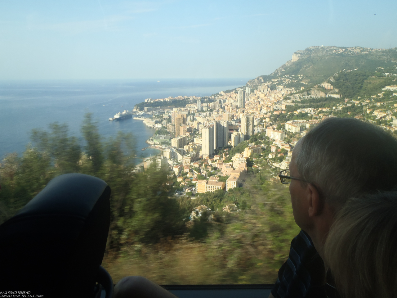 Went to Italy for the day. Monaco view from France actually.  ~~  a little shopping excursion
