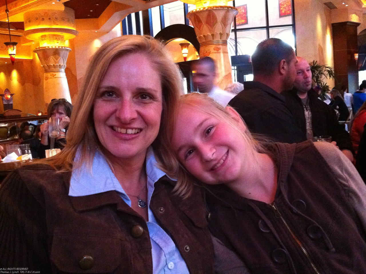 Mary's 11th B-day dinner w/Mom  ~~  