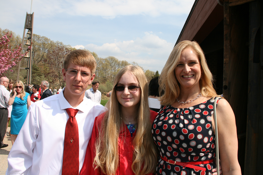 Quinn, Mary, Gret  ~~  Please note we all have matching dress and ties and etc.!!!!