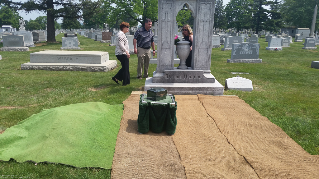 Donohoe Family Plot at Holy Sepulchre Cemetary in Cheltenham PA  ~~  