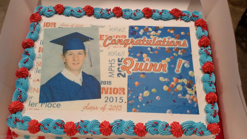 Quinn P. Lynch - Graduated!  ~~  Cake!