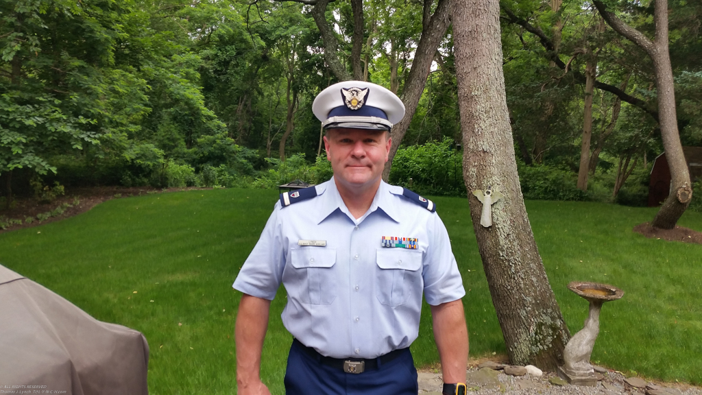 Flotilla Staff Officer T Lynch off to the 4th of July Parade  ~~  