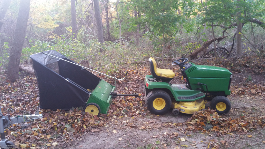 Johnny Deere and the new sweeper  ~~  