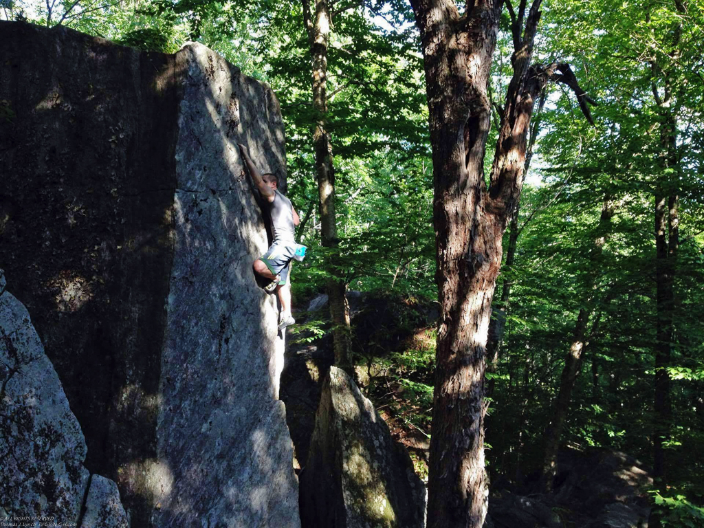 Dan climbiing in Albany area  ~~  