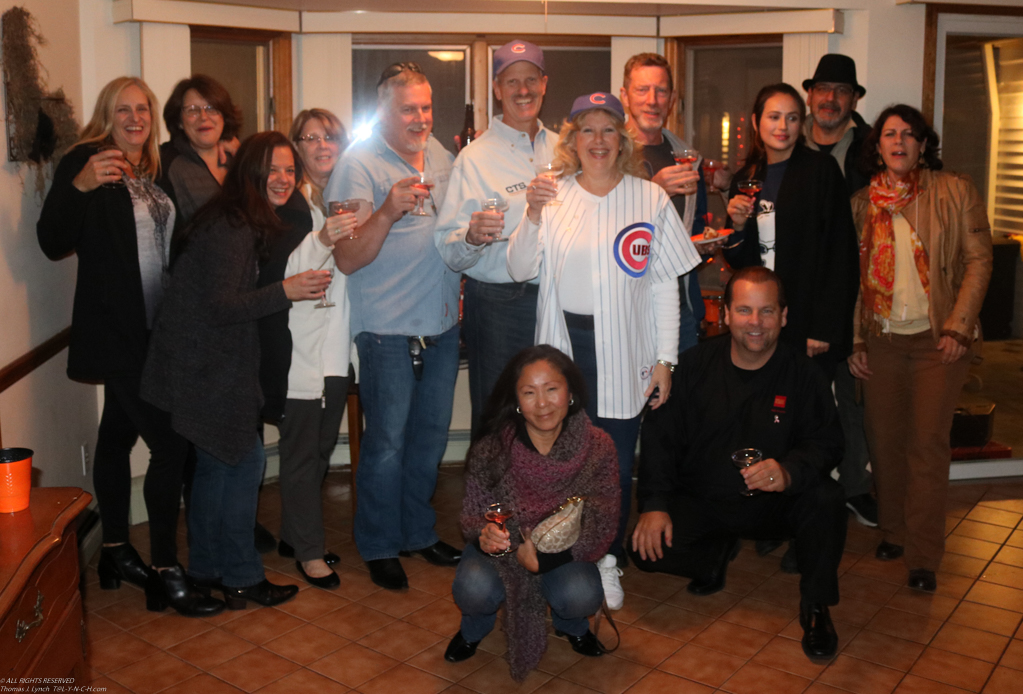 The crew at Riso's post Holloween party  ~~  Momma Bruno and 