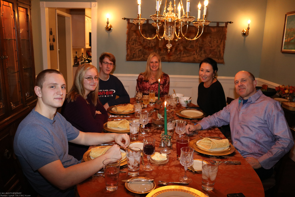 Thanksgiving 2016 - to be thankful for..  ~~  Friends and the whole family together after a 1/2 year!!!!