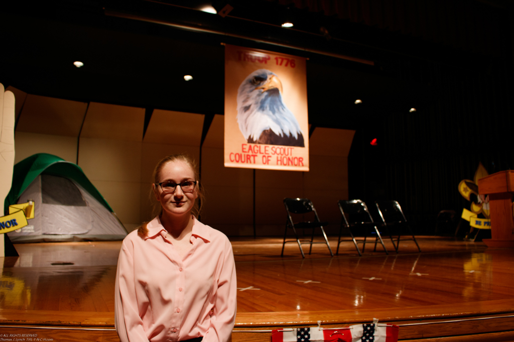 Mary Lynch's Eagle for Troop 1776  ~~  Mt. Sinai Troop 1776 Eagle Court @ MS HS