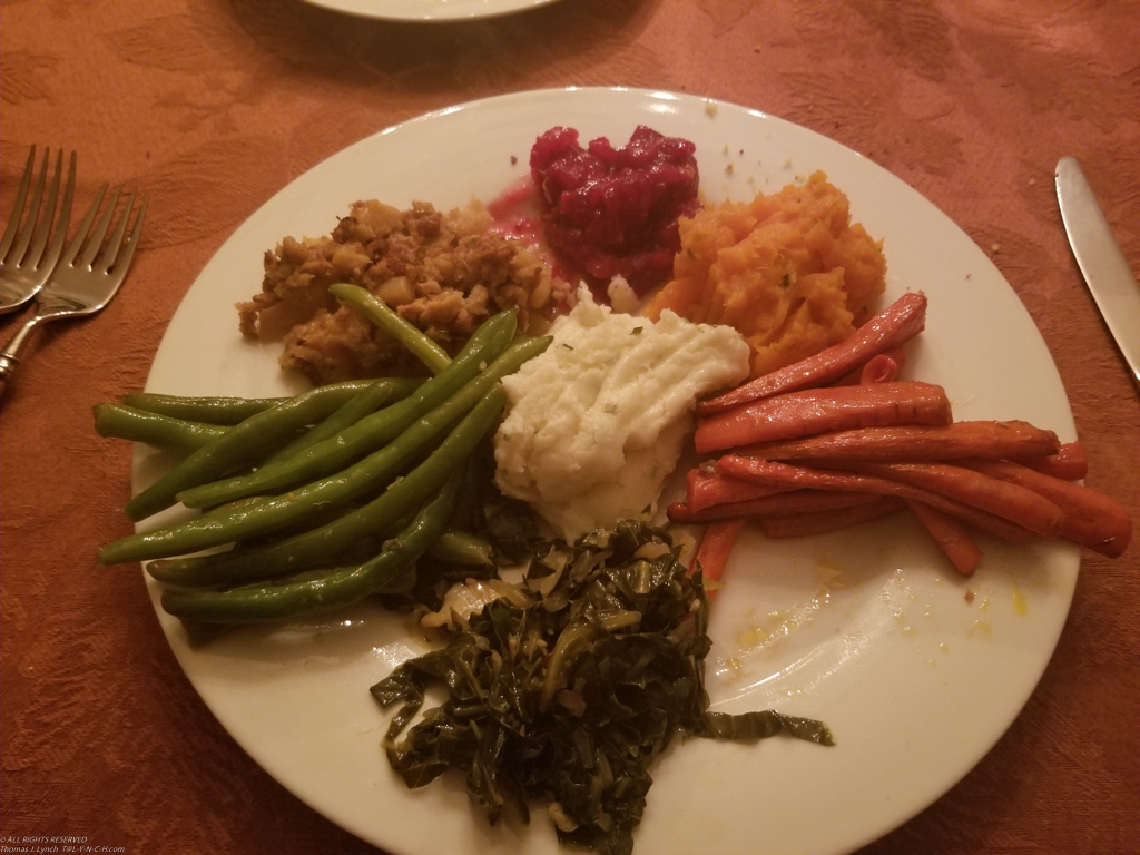 Thanksgiving a la Vegan Gretchen  ~~  