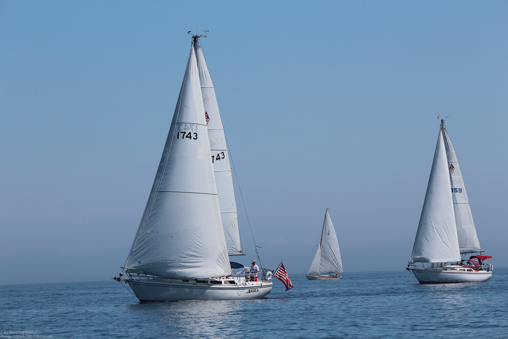 2016 Mt. Sinai Sailing Assoc American Cancer Society 35th Annual Regatta  ~~  Akula out on the Course