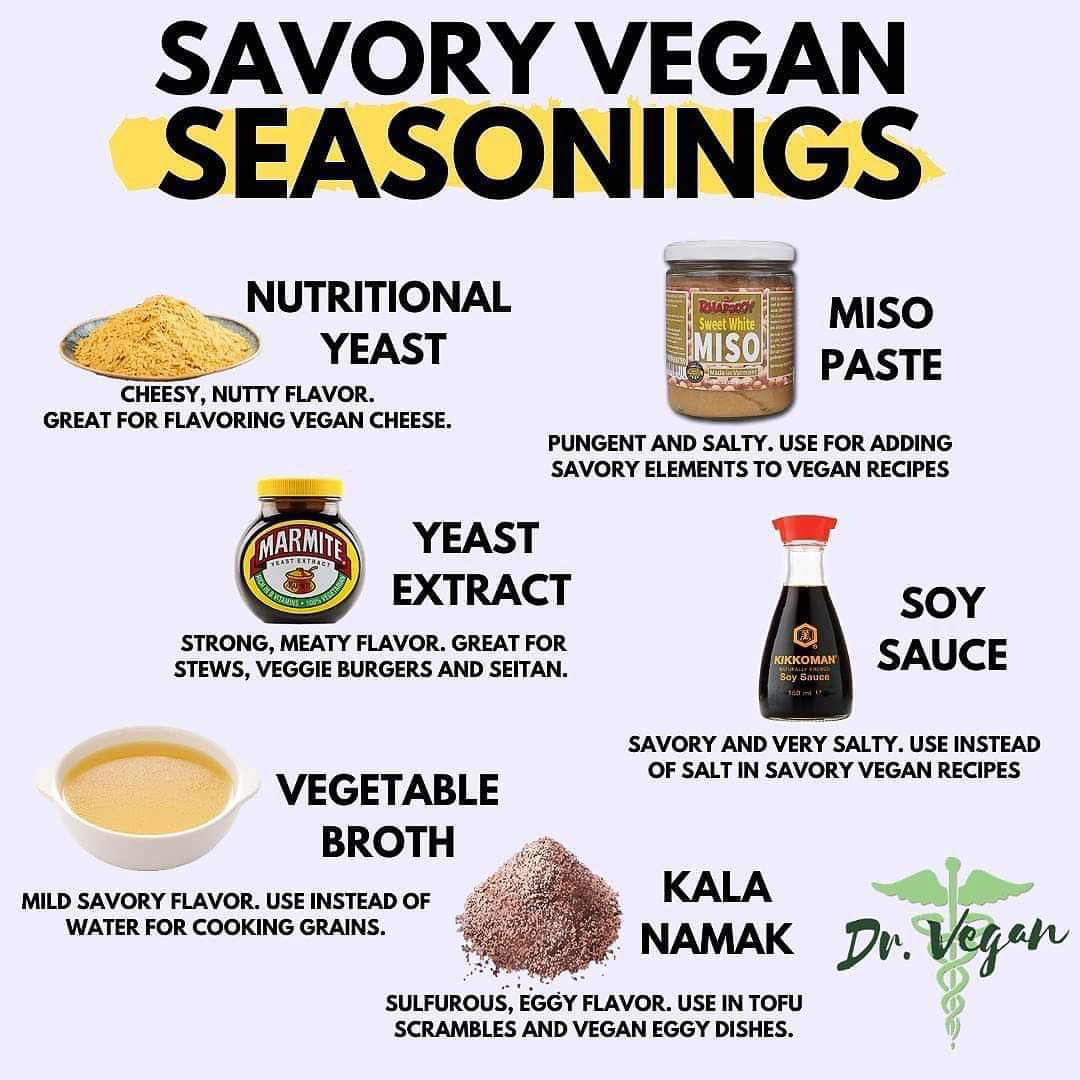 Savory Vegan Seasonings  ~~  