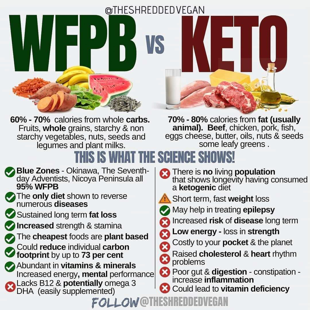 WFPB vs Keto  ~~  