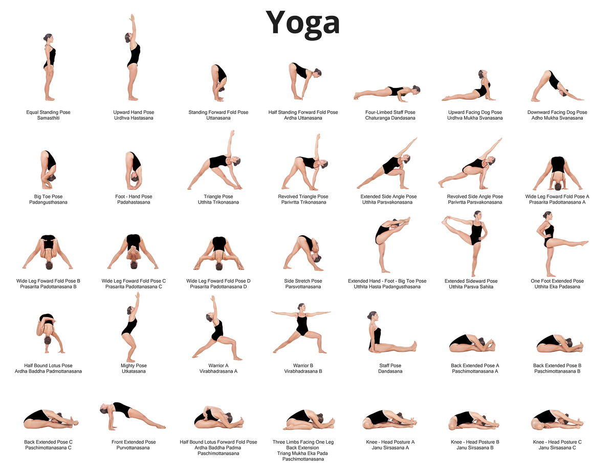 Yoga poses  ~~  