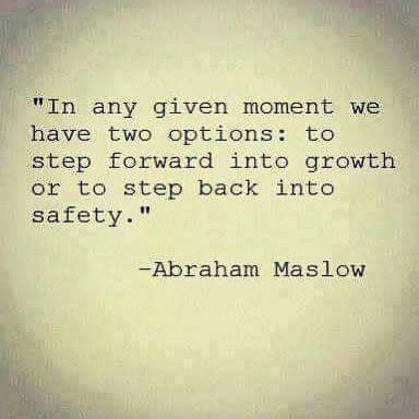 Two Options - Forward to Growth backwards to Safety  ~~  