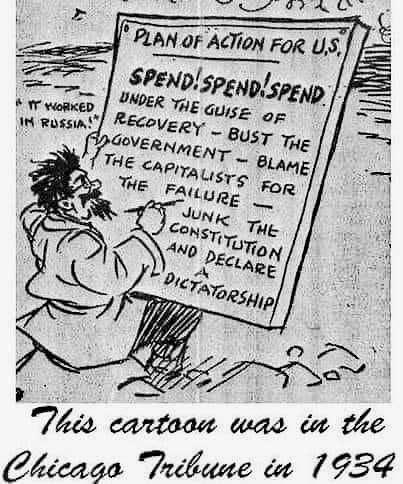 Democrats SPED SPEND SPEND from 1934  ~~  