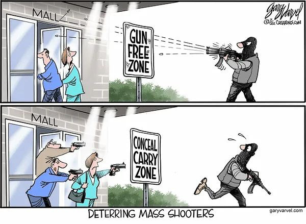 Gun Free vs CCW  ~~  