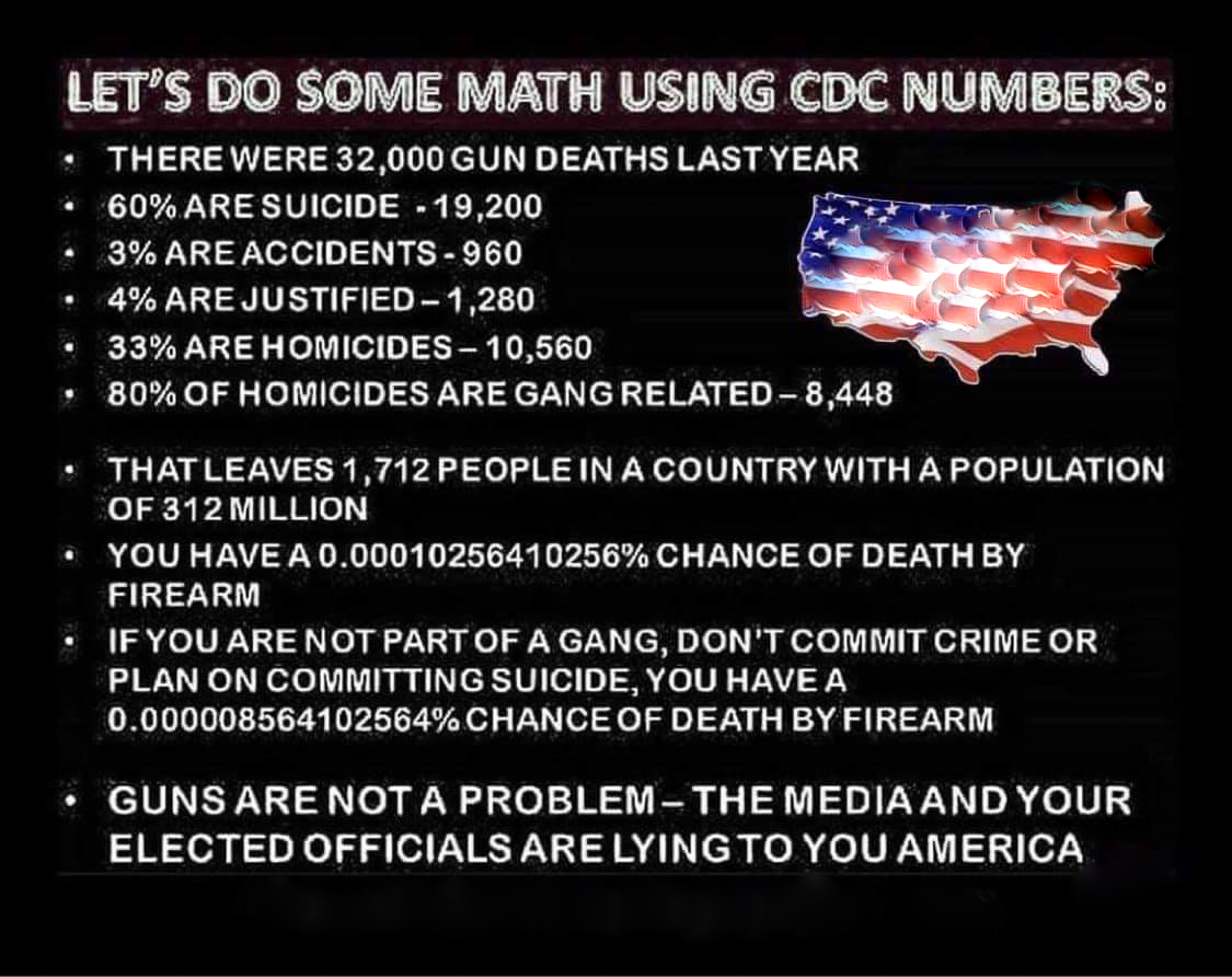Lets do some gun math - its political.jpg  ~~  