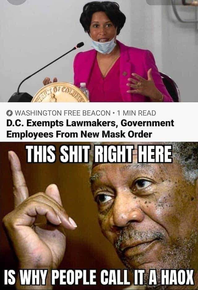 dc exempts govt workers from mask laws.jpg  ~~  