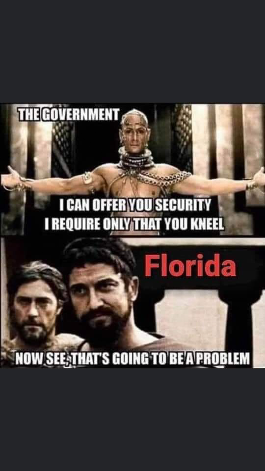kneel to the govt and the king - fl now thats gonna be a problem  ~~  