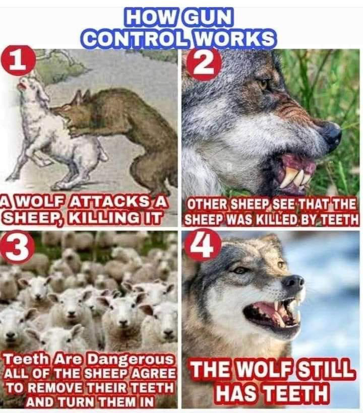 wolves and gun control  ~~  
